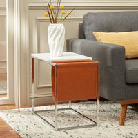 Table d'appoint SAFAVIEH Eldora - 22 L x 14 l x 20 H - 22Lx14Px20H
