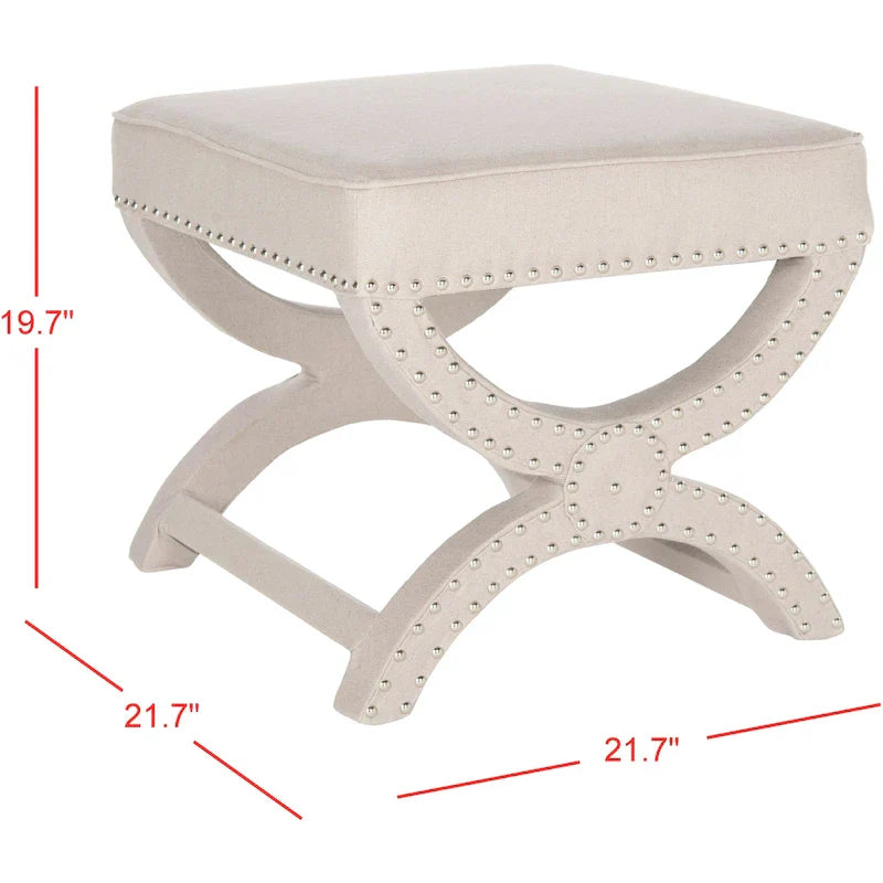 SAFAVIEH Ashanti X-Bench Pouf