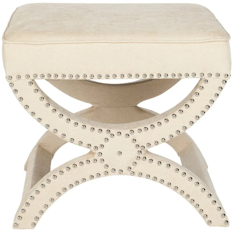 SAFAVIEH Ashanti X-Bench Pouf