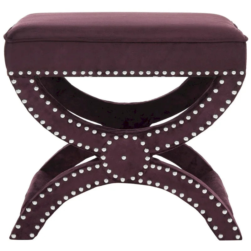 SAFAVIEH Ashanti X-Bench Pouf
