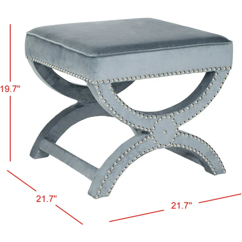 SAFAVIEH Ashanti X-Bench Pouf