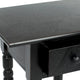SAFAVIEH Table d'appoint noire Arrie - 17,7 x 13,8 x 31,9 - 18La x 14P x 32H