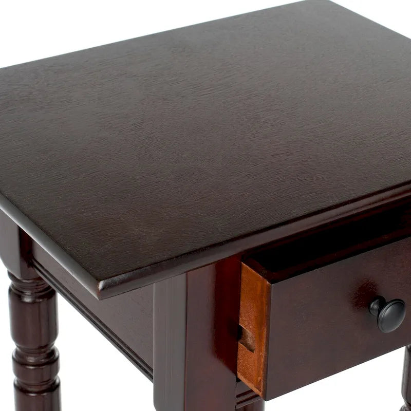 SAFAVIEH Table d'appoint noire Arrie - 17,7 x 13,8 x 31,9 - 18La x 14P x 32H