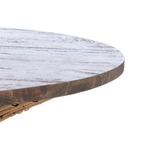 SAFAVIEH Aveline Table basse ronde moderne en rotin - 31,5 l x 31,5 P x 17,7 H - 32L x 32P x 18H