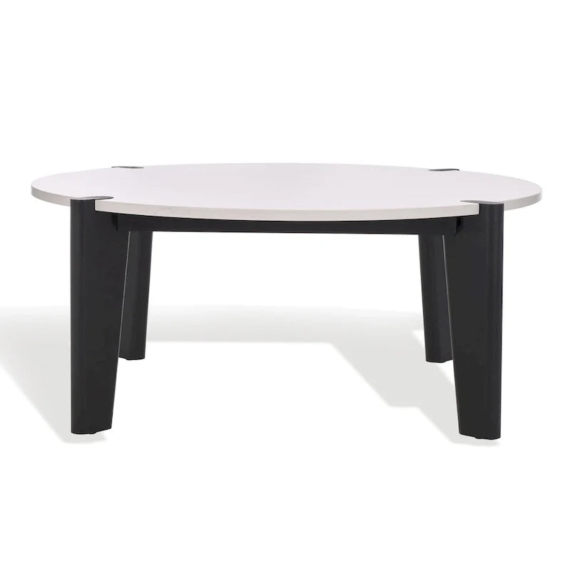 Table basse ronde SAFAVIEH Couture Sarma avec plateau en marbre – 40 po L x 40 po P x 16 po H – 40L x 40P x 16H