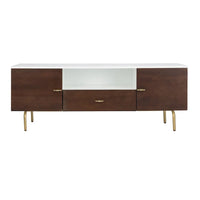 Meuble TV multimédia SAFAVIEH Lerke - 54 L x 15.7 P x 19.7 H - 54Lx16Px20H