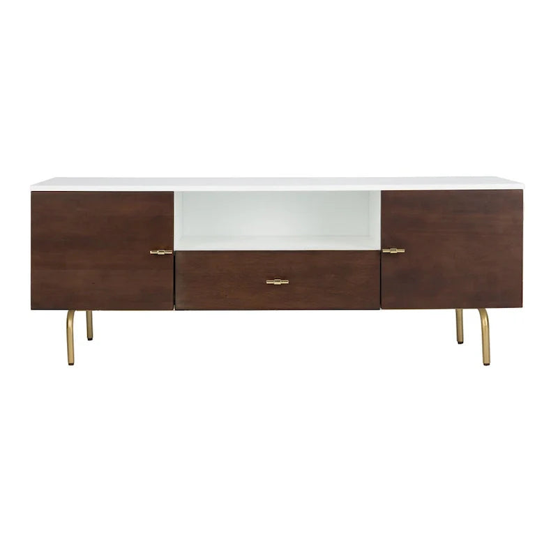 Meuble TV multimédia SAFAVIEH Lerke - 54 L x 15.7 P x 19.7 H - 54Lx16Px20H