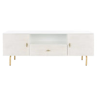 Meuble TV multimédia SAFAVIEH Lerke - 54 L x 15.7 P x 19.7 H - 54Lx16Px20H