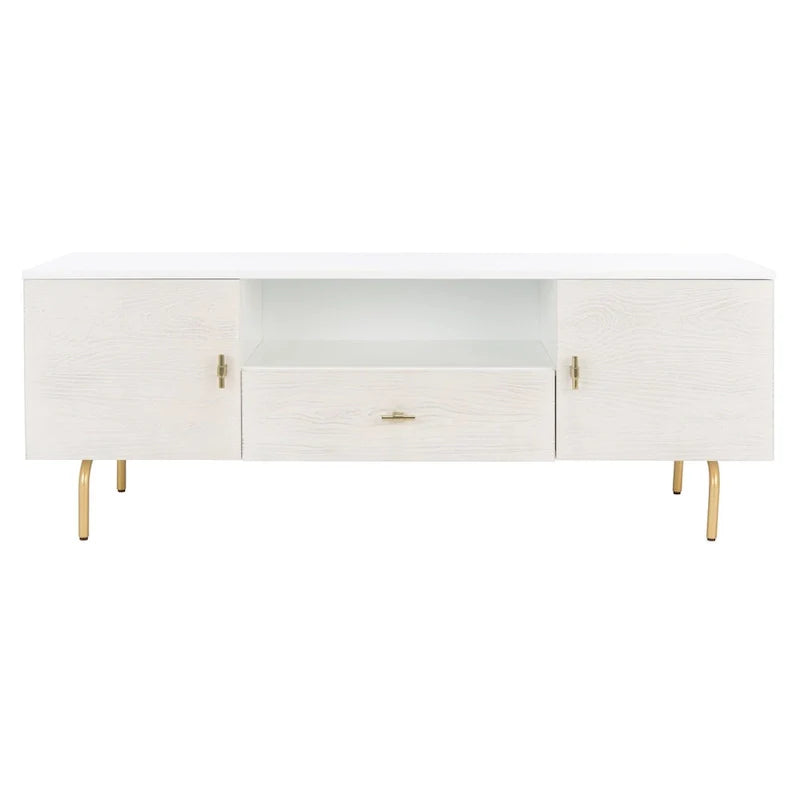 Meuble TV multimédia SAFAVIEH Lerke - 54 L x 15.7 P x 19.7 H - 54Lx16Px20H
