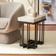 Table d'appoint rectangulaire Mazie SAFAVIEH - 19 L x 13 P x 22 H - 19Lx13Px22H