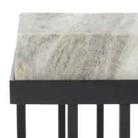Table d'appoint rectangulaire Mazie SAFAVIEH - 19 L x 13 P x 22 H - 19Lx13Px22H