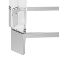 Console de salon SAFAVIEH Couture Orveig en acrylique – 52 L x 15 l x 29 H – 52Lx15Px29H