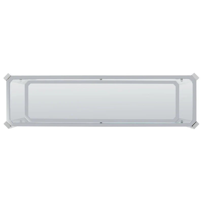 Console de salon SAFAVIEH Couture Orveig en acrylique – 52 L x 15 l x 29 H – 52Lx15Px29H