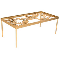 SAFAVIEH Julianne Table basse feuille d'or antique - 48 x 24 x 17,8 - 48Lx24Px18H