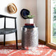 Table d'appoint Dianna SAFAVIEH - Argent - 15 x 15 x 19 - 15Lx15Px19H