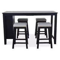 Home Design 5pc Africa Counter Height Dining Set