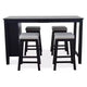 Home Design 5pc Africa Counter Height Dining Set