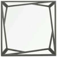SAFAVIEH Annmarie Table Basse Plateau Verre Milieu du Siècle - 33.5 x 33.5 x 14.5 - 34Lx34Px15H