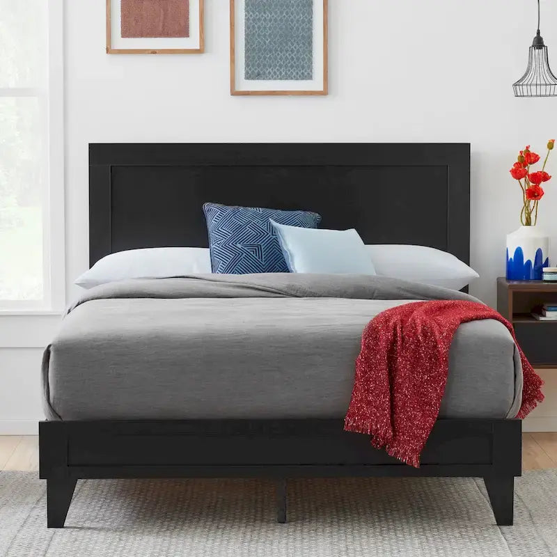 Lit plateforme classique en bois Brookside Leah