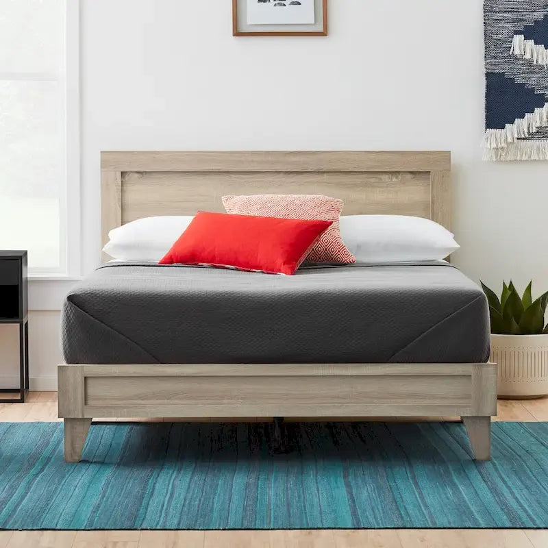 Lit plateforme classique en bois Brookside Leah