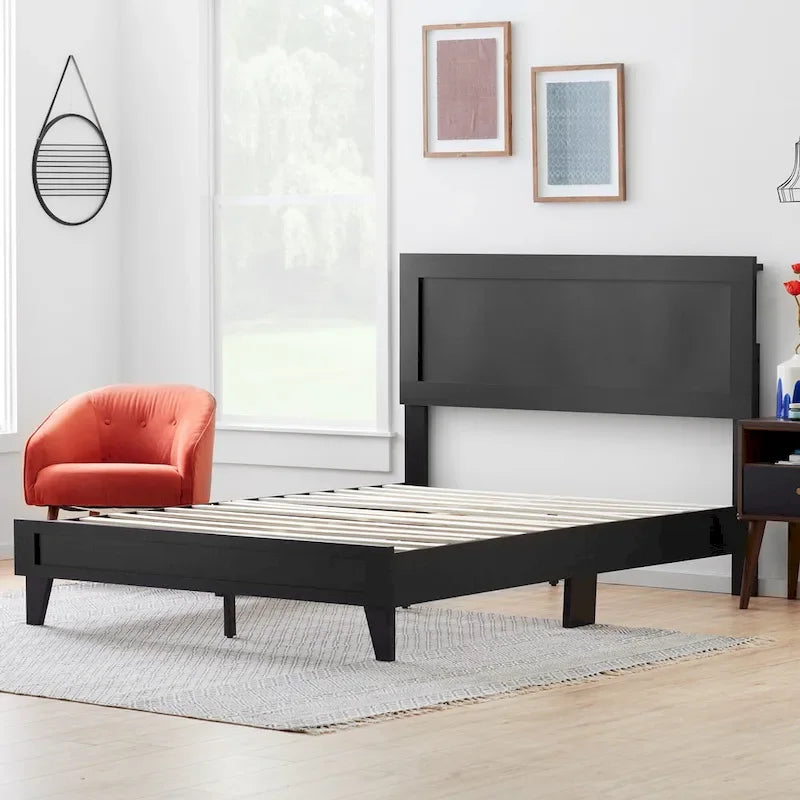 Lit plateforme classique en bois Brookside Leah