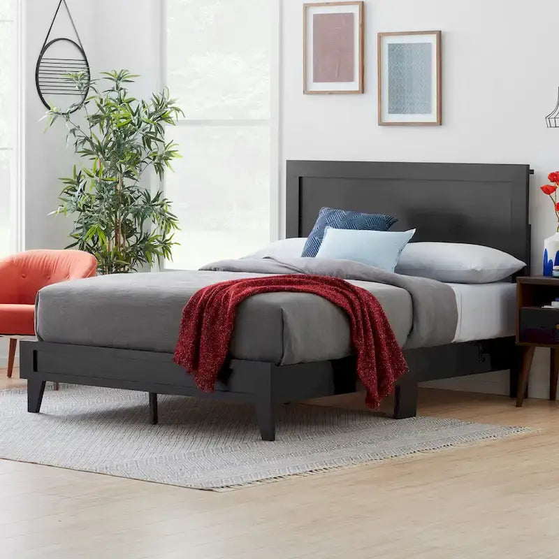 Lit plateforme classique en bois Brookside Leah