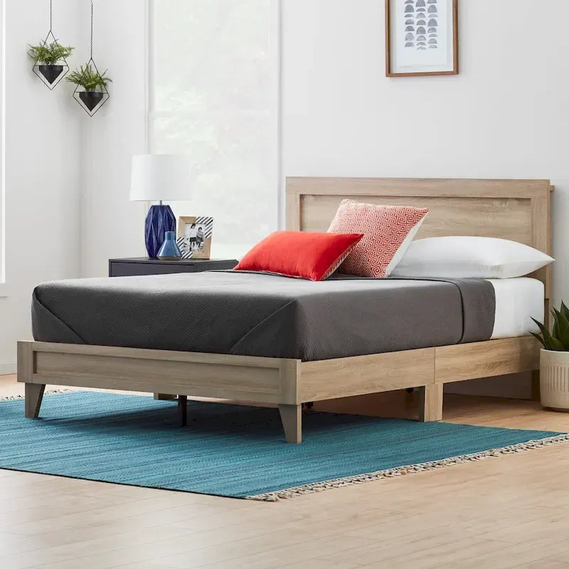 Lit plateforme classique en bois Brookside Leah