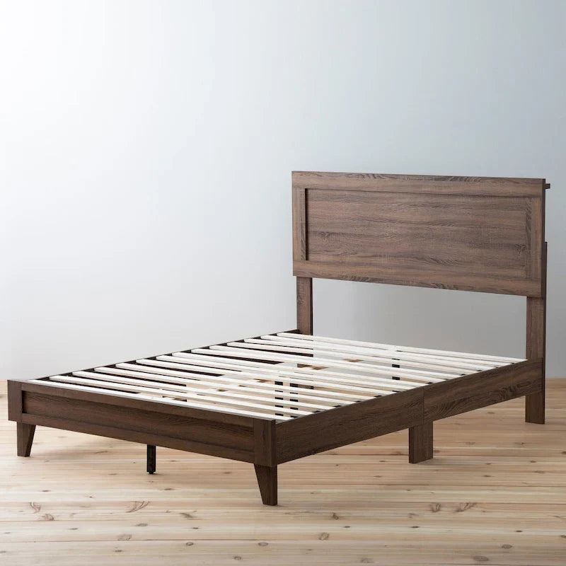 Lit plateforme classique en bois Brookside Leah