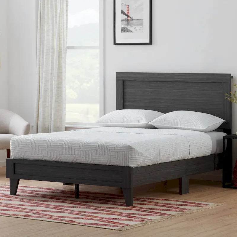 Lit plateforme classique en bois Brookside Leah
