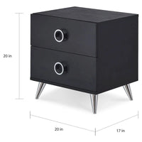 Table de chevet à 2 tiroirs Collection Vitalia Urban Designs