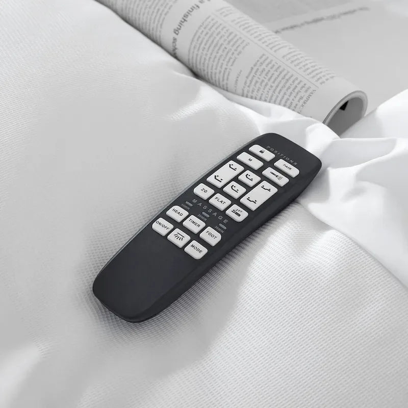 Sommier de lit massant réglable haut de gamme Nestl avec télécommande sans fil
