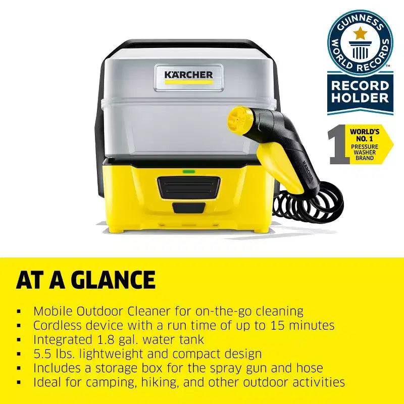 Karcher OC 3 Plus Nettoyeur haute pression portable, nettoyeur mobile
