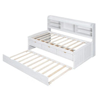 Lit capitaine en bois, format simple