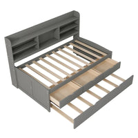 Lit capitaine en bois, format simple