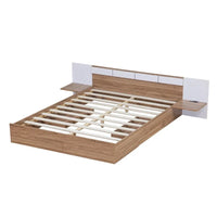 Lit plateforme queen-size avec tête de lit
