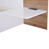 Lit plateforme queen-size avec tête de lit