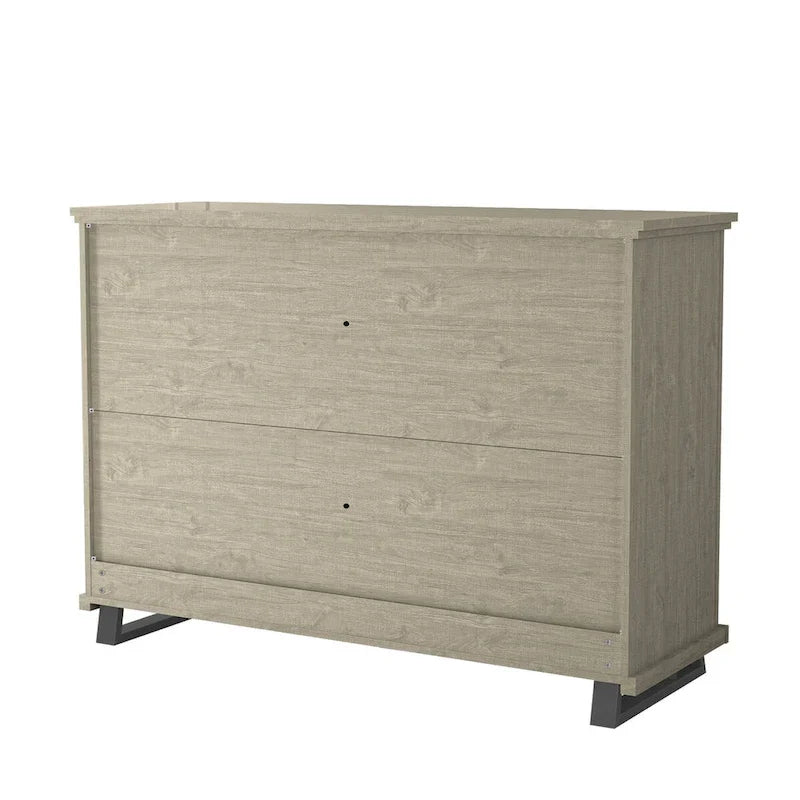 Ensemble de chambre à coucher 3 pièces de style campagnard - 2 tables de chevet et 1 commode