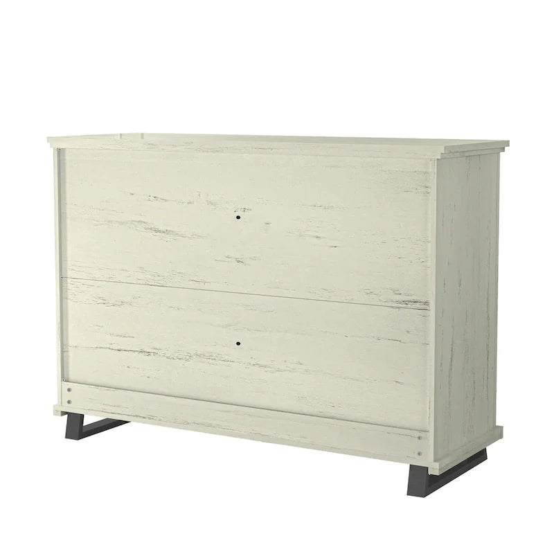 Ensemble de chambre à coucher 3 pièces de style campagnard - 2 tables de chevet et 1 commode