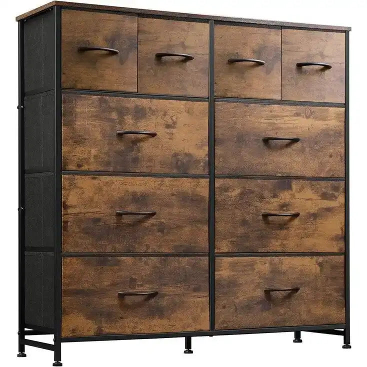Commode de rangement en tissu pour chambre à coucher - 29,7P x 100W x 100H cm