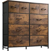 Commode de rangement en tissu pour chambre à coucher - 29,7P x 100W x 100H cm