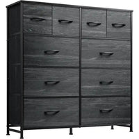 Commode de rangement en tissu pour chambre à coucher - 29,7P x 100W x 100H cm