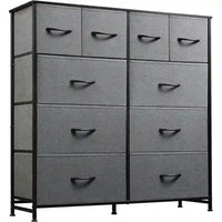 Commode de rangement en tissu pour chambre à coucher - 29,7P x 100W x 100H cm