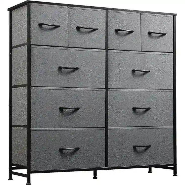 Commode de rangement en tissu pour chambre à coucher - 29,7P x 100W x 100H cm