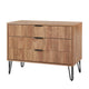 Ensemble table de chevet commode 3 tiroirs moderne Manhattan Comfort Dumbo 2 pièces