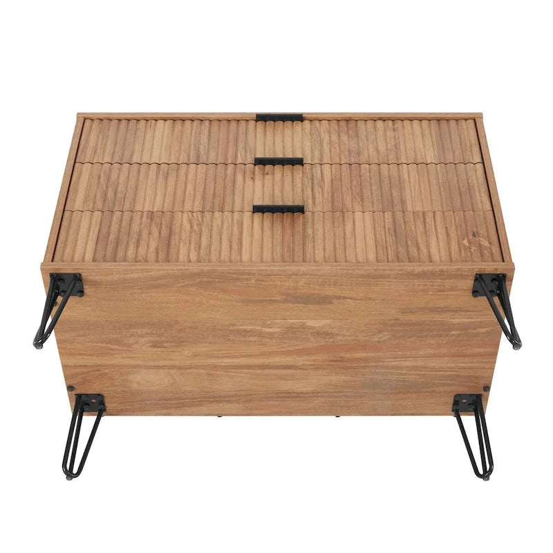 Ensemble table de chevet commode 3 tiroirs moderne Manhattan Comfort Dumbo 2 pièces