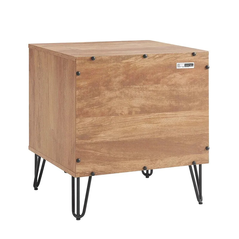 Ensemble table de chevet commode 3 tiroirs moderne Manhattan Comfort Dumbo 2 pièces