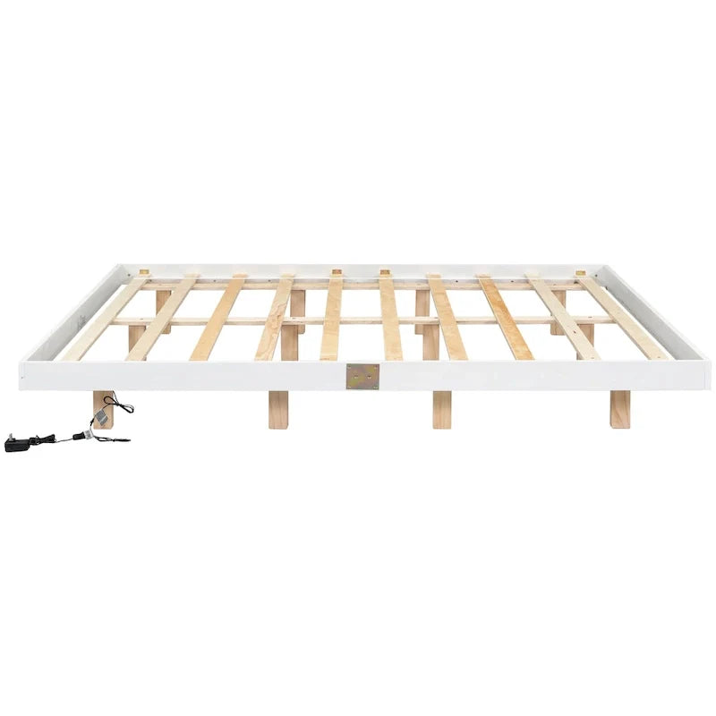 Lit flottant King Size avec lumières LED