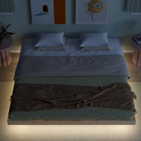Lit flottant King Size avec lumières LED