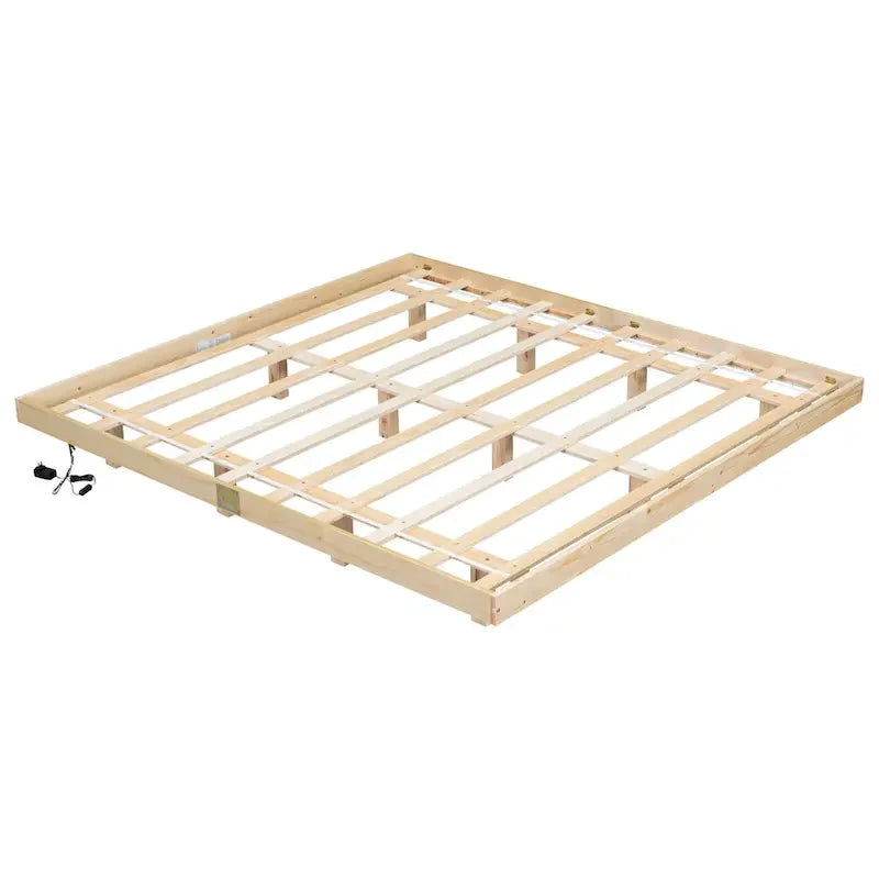 Lit flottant King Size avec lumières LED