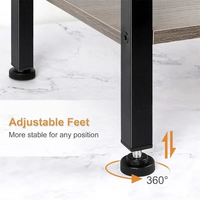 Table de chevet avec station de recharge